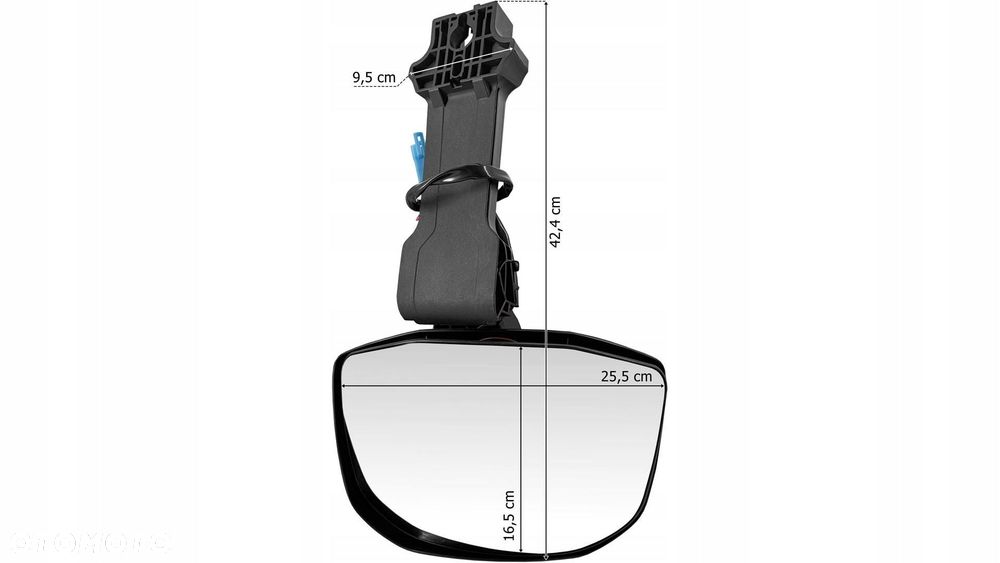fits scania s r lustro rampowe przednie podgrzewane (bez blendy) - 3