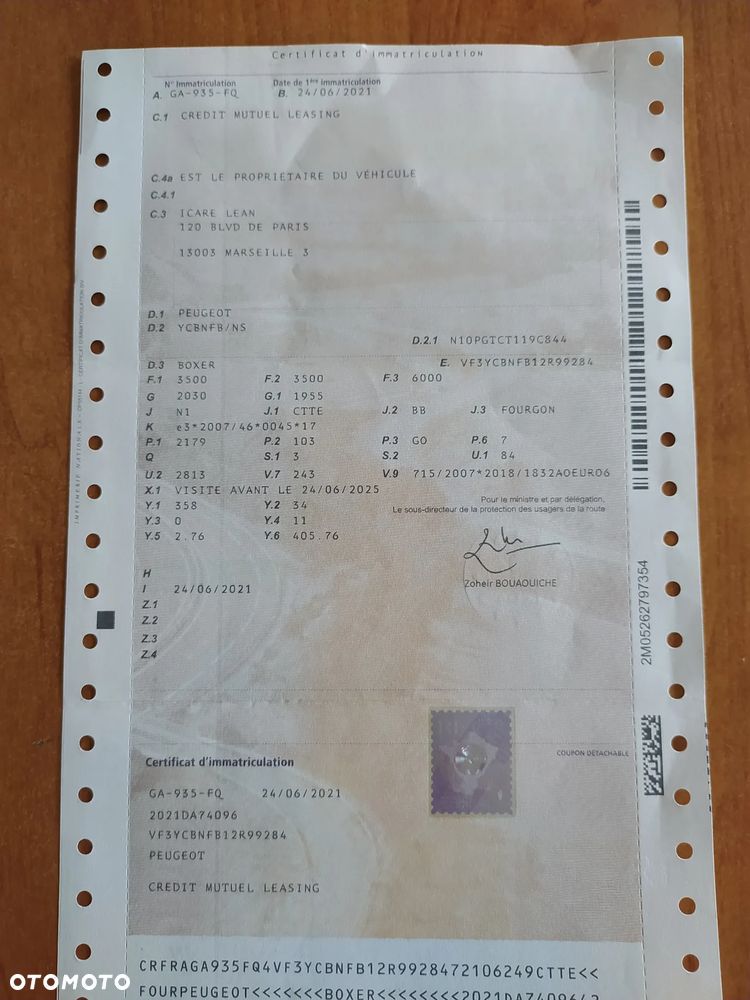 Peugeot BOXER # USZKODZONA KAROSERIA BEZ SILNIKA I SKRZYNI BIEGÓW - 15