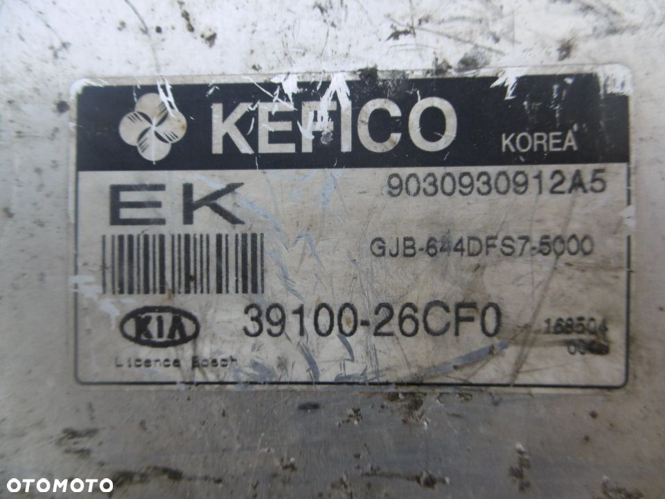 Sterownik komputer KIA RIO II 1,4 39100-26CF0 - 4