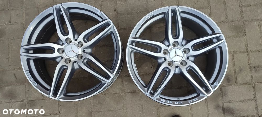 FELGI ALUMNIOWE 2134012000 5x112 AMG 8Jx19 CALI ET43 STOPNIOWANE 2134013800 8Jx19 CALI ET20 MERCEDES W213 I INNE - 2