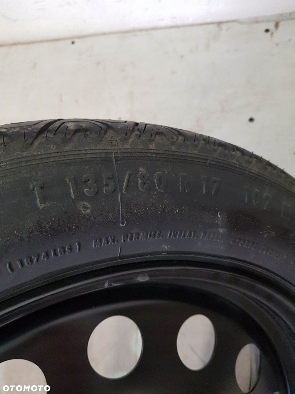 KOŁO DOJAZDOWE 6758778 17 5X120 BMW E60 E61 E90 E91 - 6