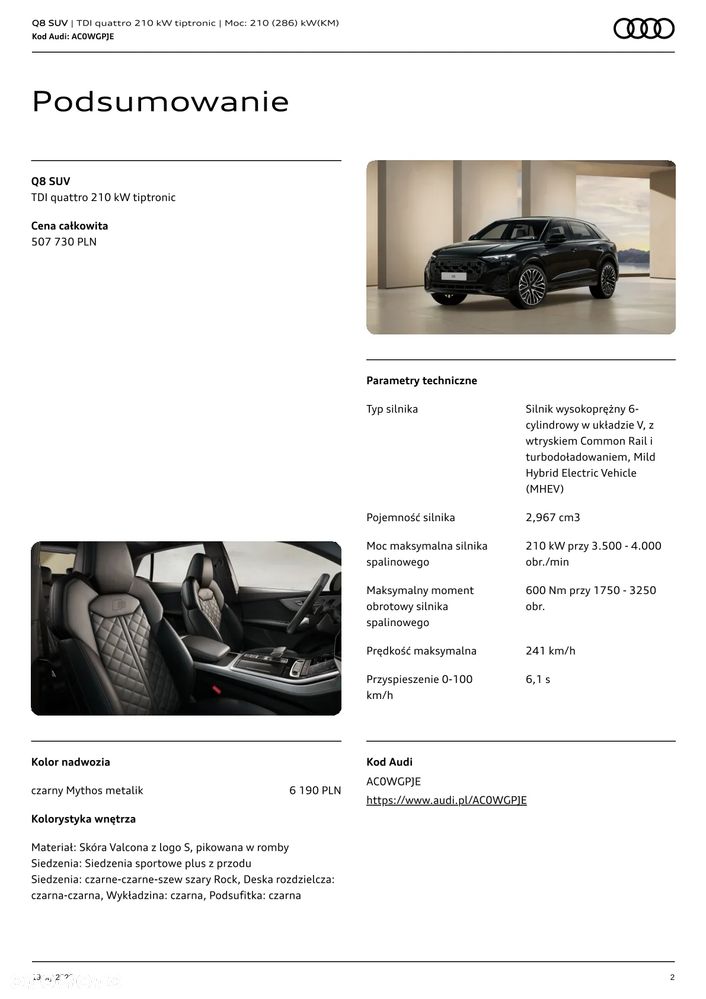 Audi Q8 50 TDI mHEV Quattro Tiptronic - 12