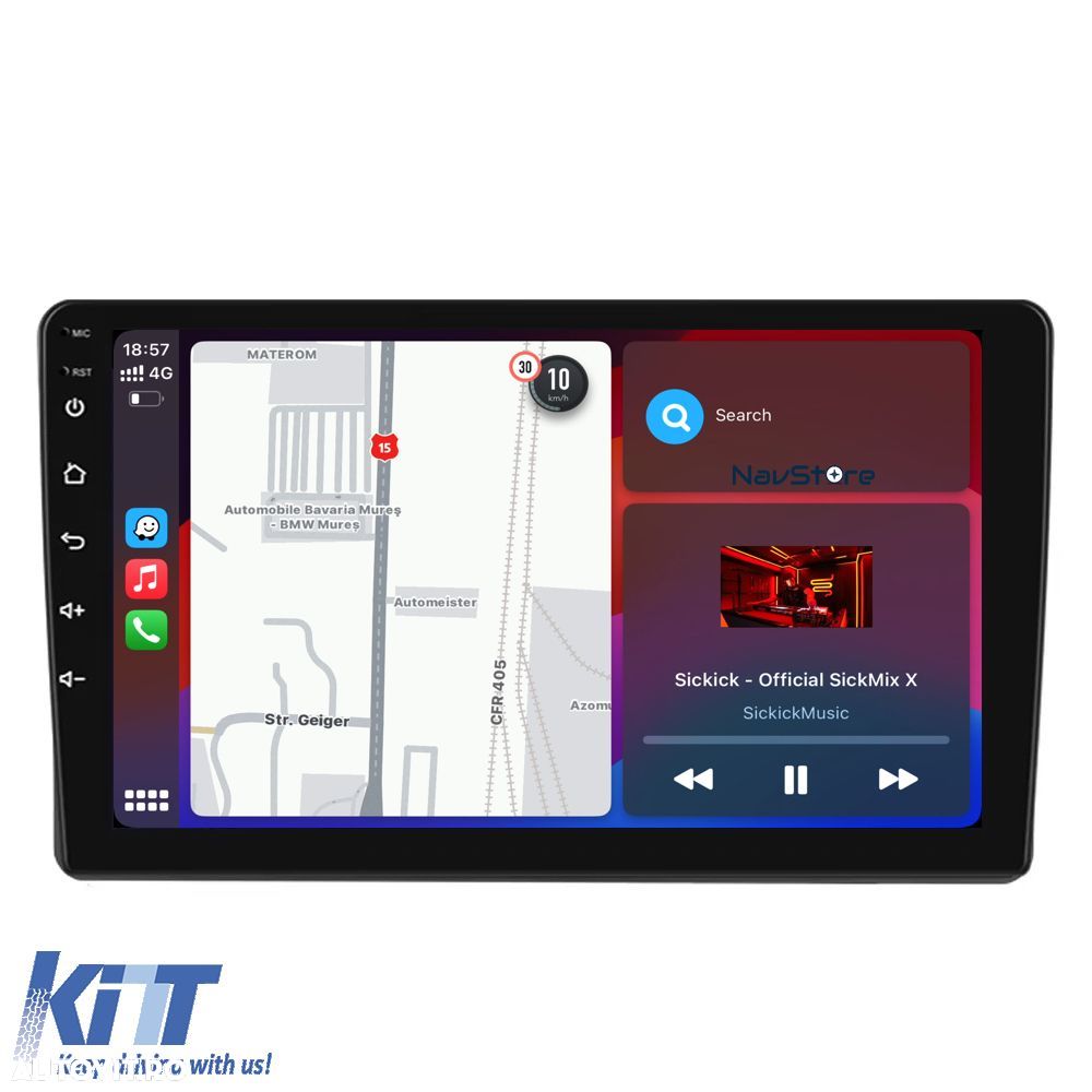 Navigatie Dedicata Fiat 500L (2012 - 2017), 10Inch, 1Gb Ram, 32Gb Stoc - 3