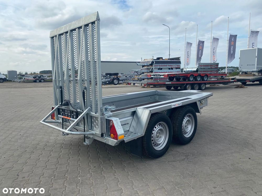 Brenderup Dostawa przyczepa koparkowa budowlanka z trapem 260x126x25cm DMC2600kg MOCNA I SOLIDNA pod minikoparkę - 8