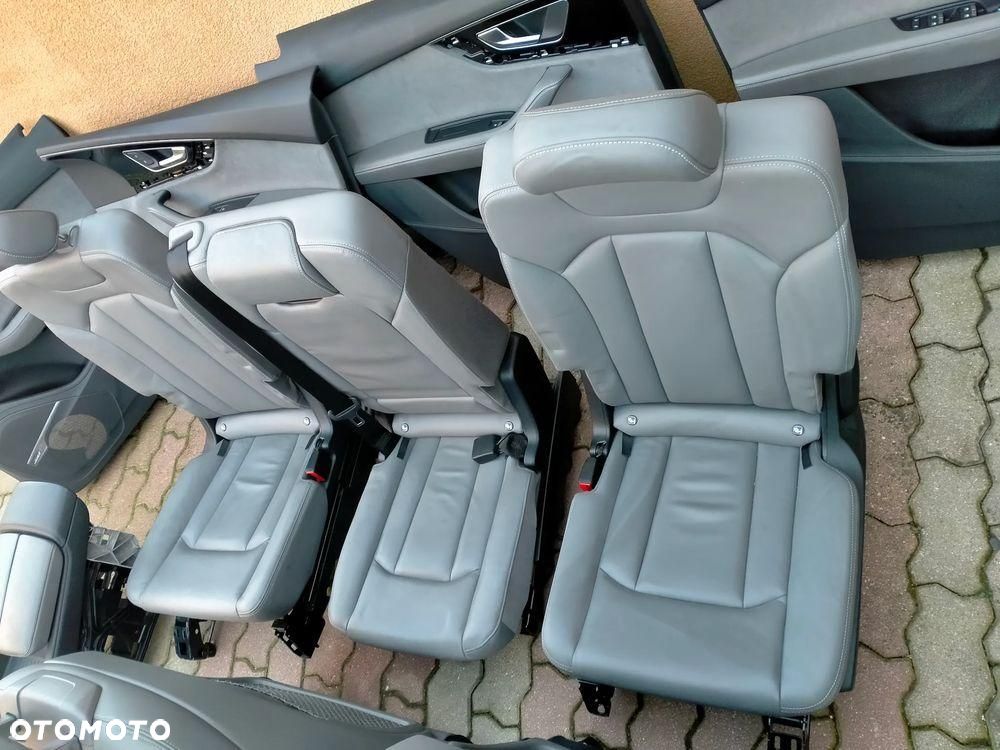 AUDI Q7 4M S-LINE / FOTEL FOTELE KANAPA BOCZKI TAPICERKA 5 OSOBOWA ISOFIX - 6