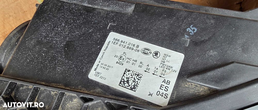 Far dreapta LED Skoda Kodiaq 2017 2018 / 2019 2020 - 5