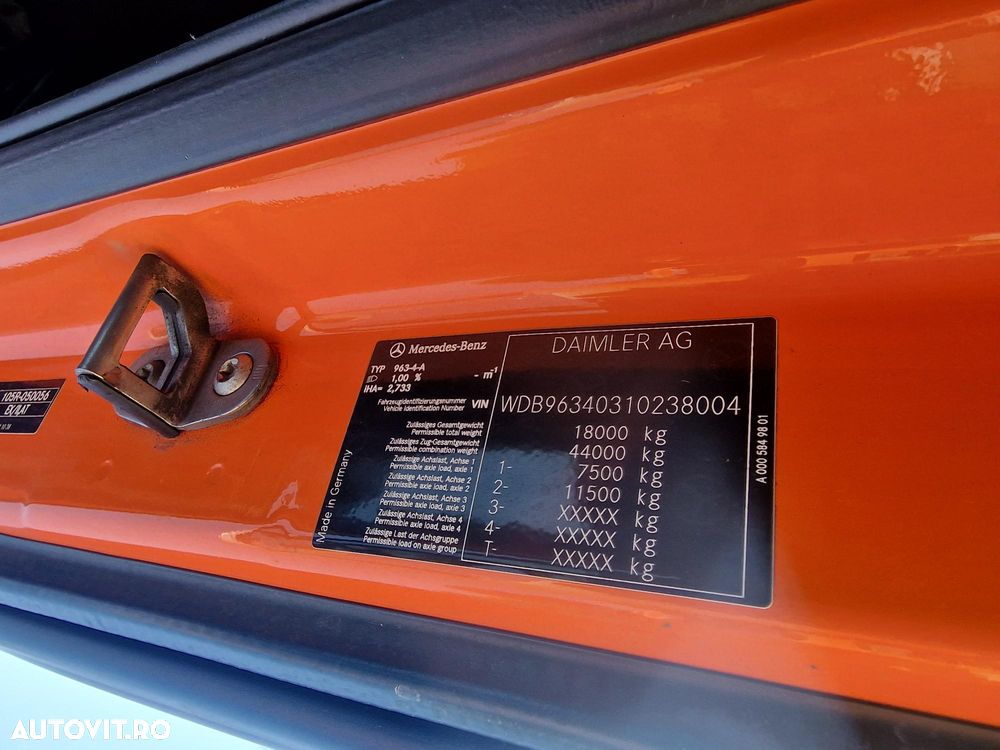Mercedes-Benz 18.45, OMPRESOR GHH 700, 450 CP euro 6,  464.399km, 2018, Cabina lata si inalta, jante aluminiu, anvelope 90% ok, Cutie AUTOMATA+INTARDER, posibilitate leasing, rulata doar in Austria, STARE FOARTE BUNA-PROMOTIE 41.900 EUR+Tva - 17