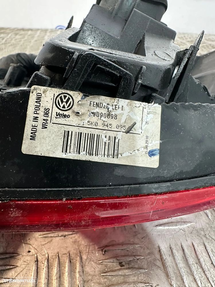 .Conjunto Farolins Tras Traseiro Esquerdo Direito Original Volkswagen VW Golf 6 Mk6 5k0945096E 5k0945095E 2008 - 2013 - 15