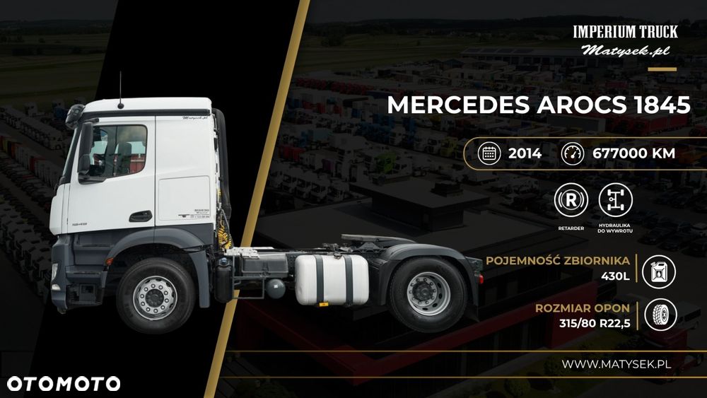Mercedes-Benz AROCS 1845 / HYDRAULIKA / RETARDER /  EURO 6 / - 41