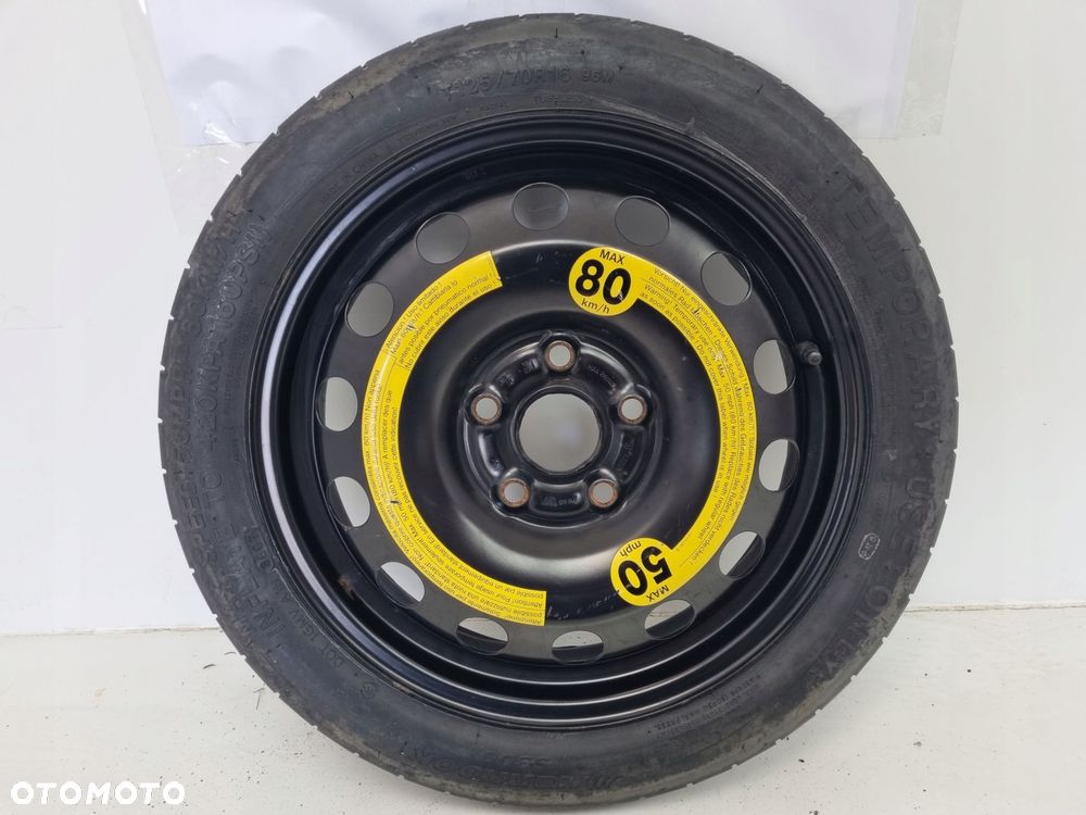 KOŁO DOJAZDOWE ZAPASOWE Audi Seat Vw Golf V 125/70 R16 1K0601027F 5x112 - 14