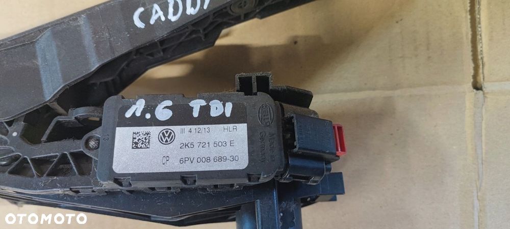 VW CADDY III LIFT 10-15r. PEDAŁ POTENCJOMETR GAZU 1.6 TDI 2K5721503E - 4