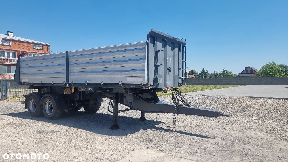 Schwarzmuller 37.000zł netto PRZYCZEPA/NACZEPA WYWROTKA 3 STRONNA 7,20M 2 OSIE St. BDB MOŻLIWOŚĆ TRANSPORTU - 1
