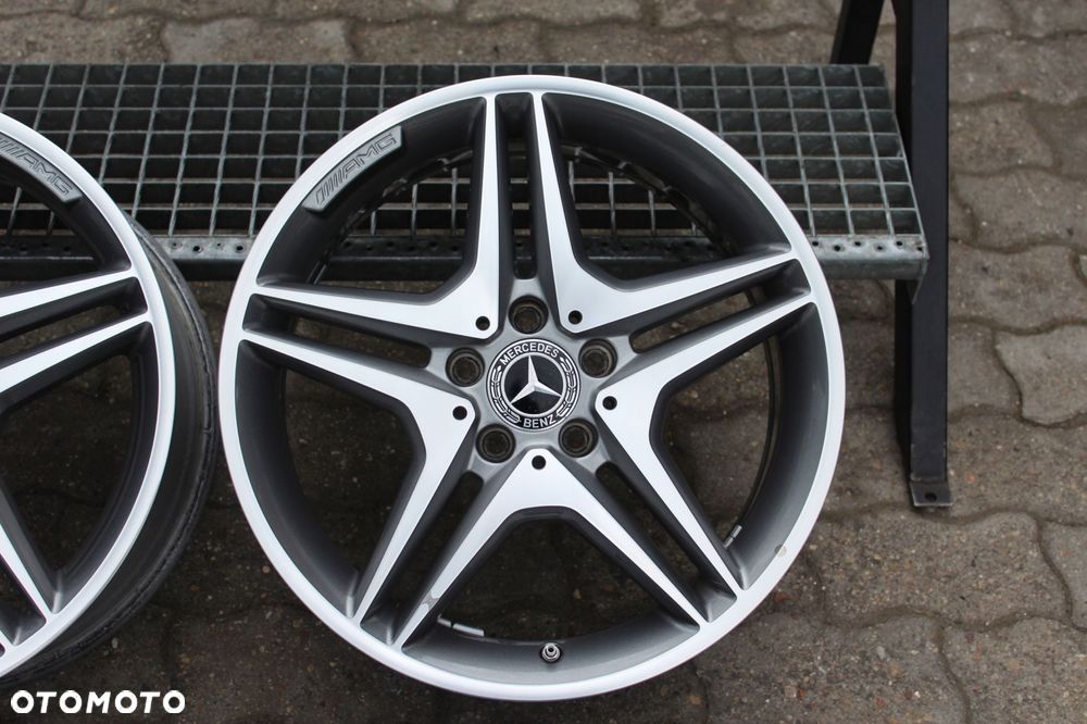 oryg mercedes a-klasa w176 amg 18cali 5x112 et42,5 tpms - 1
