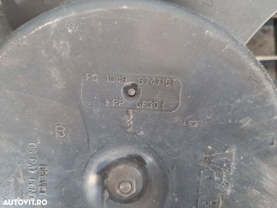 Electroventilator clima ac citroen c4 1.6 hdi 10498747161 - 2