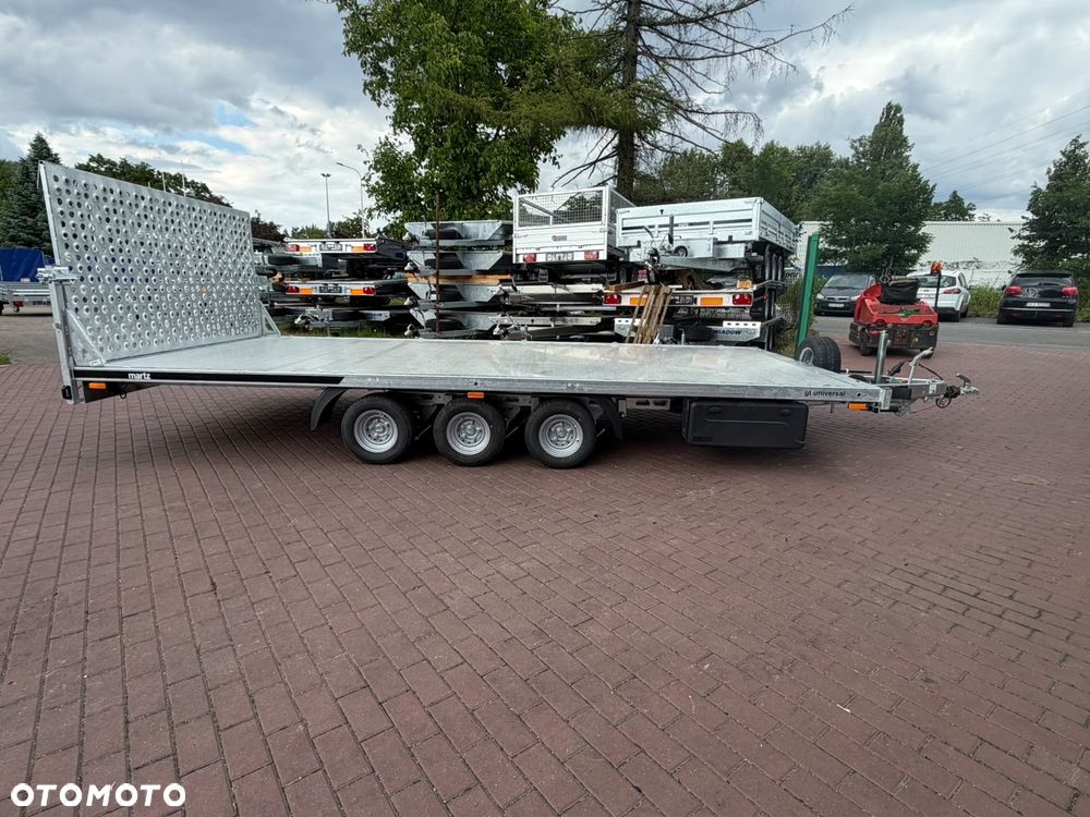 Martz Laweta Martz GT Universal 500/3 podłoga ALU DMC 3,5T 3 osie  koparka walec quad WYPRZEDAŻ - 5