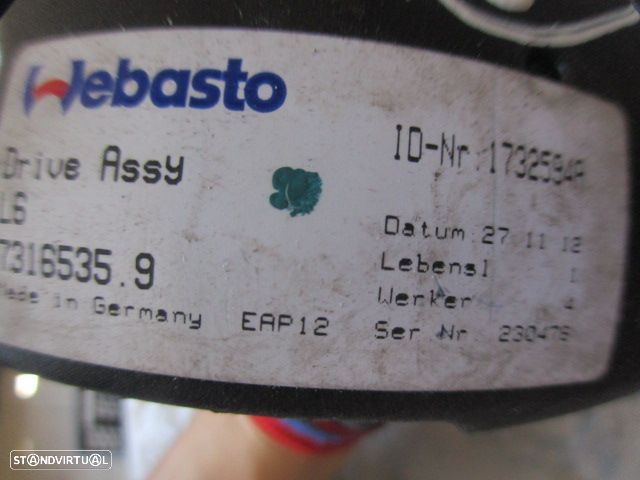 Modulo 73165359 1717822B BMW F10 2012 525 XDRIVE 2.0D 4X4 218CV 4P PRETO Motor De Teto - 3