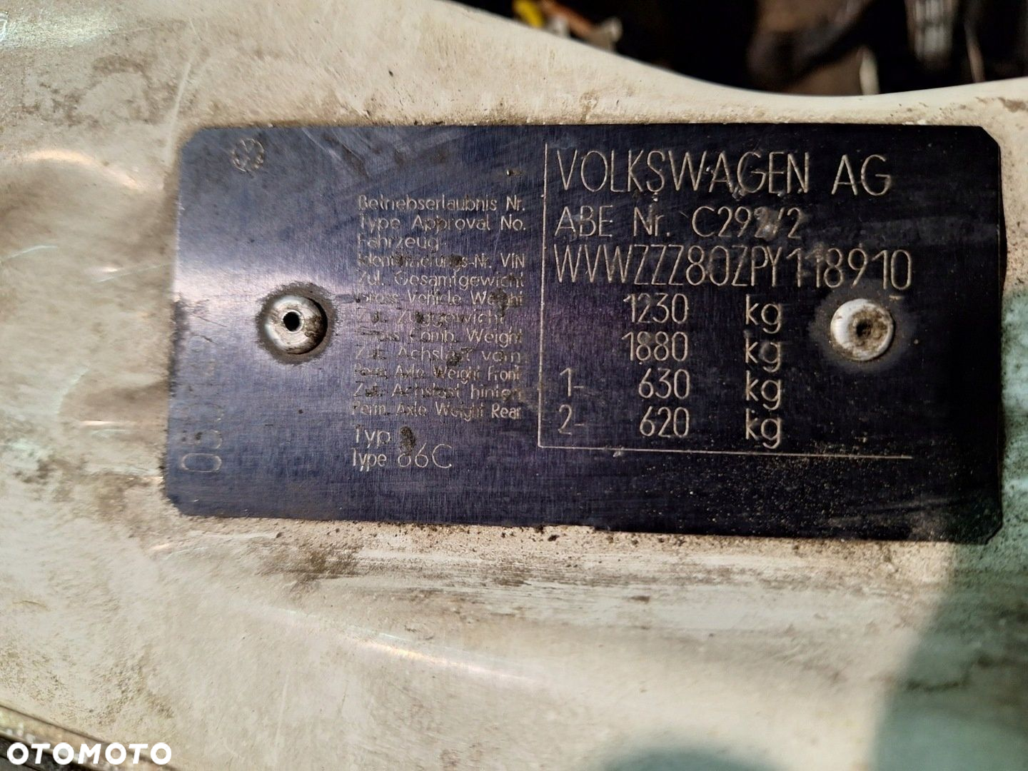 POLO 2 II 86C 90- 1.0 B AAU ZDERZAK PRZÓD LAMPY GRILL PODŁUŻNICA PRAWA LEWA - 12