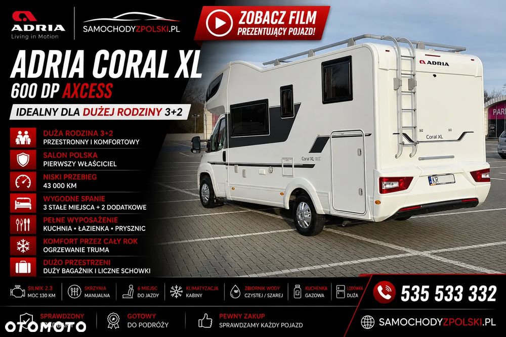 Adria Coral XL Axess 600 DP - 2