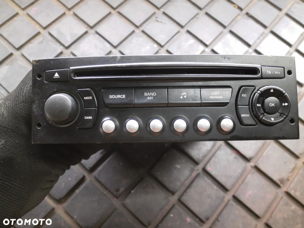 RADIO RADIOODTWARZACZ CD RDS 9666968177 CITROEN C5 II X7 III - 1