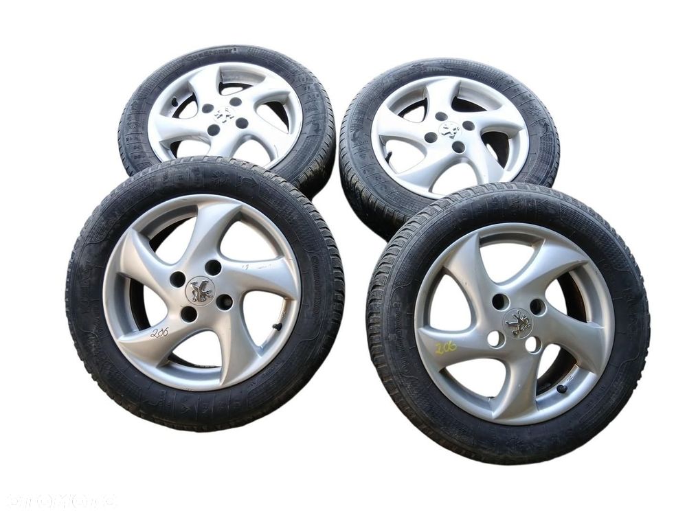 KOŁA FELGI OPONY 195/55/R16 DOT 2821 PEUGEOT 206 RC - 1