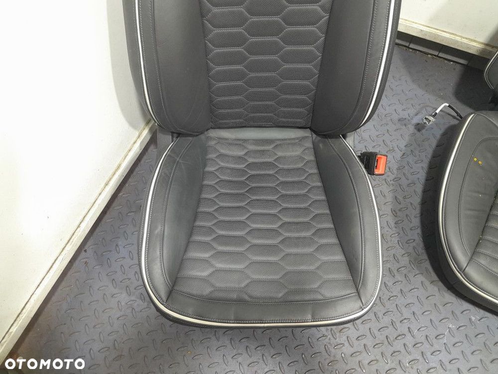 FORD MONDEO MK5 FOTELE PRZÓD KANAPA TYŁ SKÓRA BOCZKI EU VIGNALE - 10