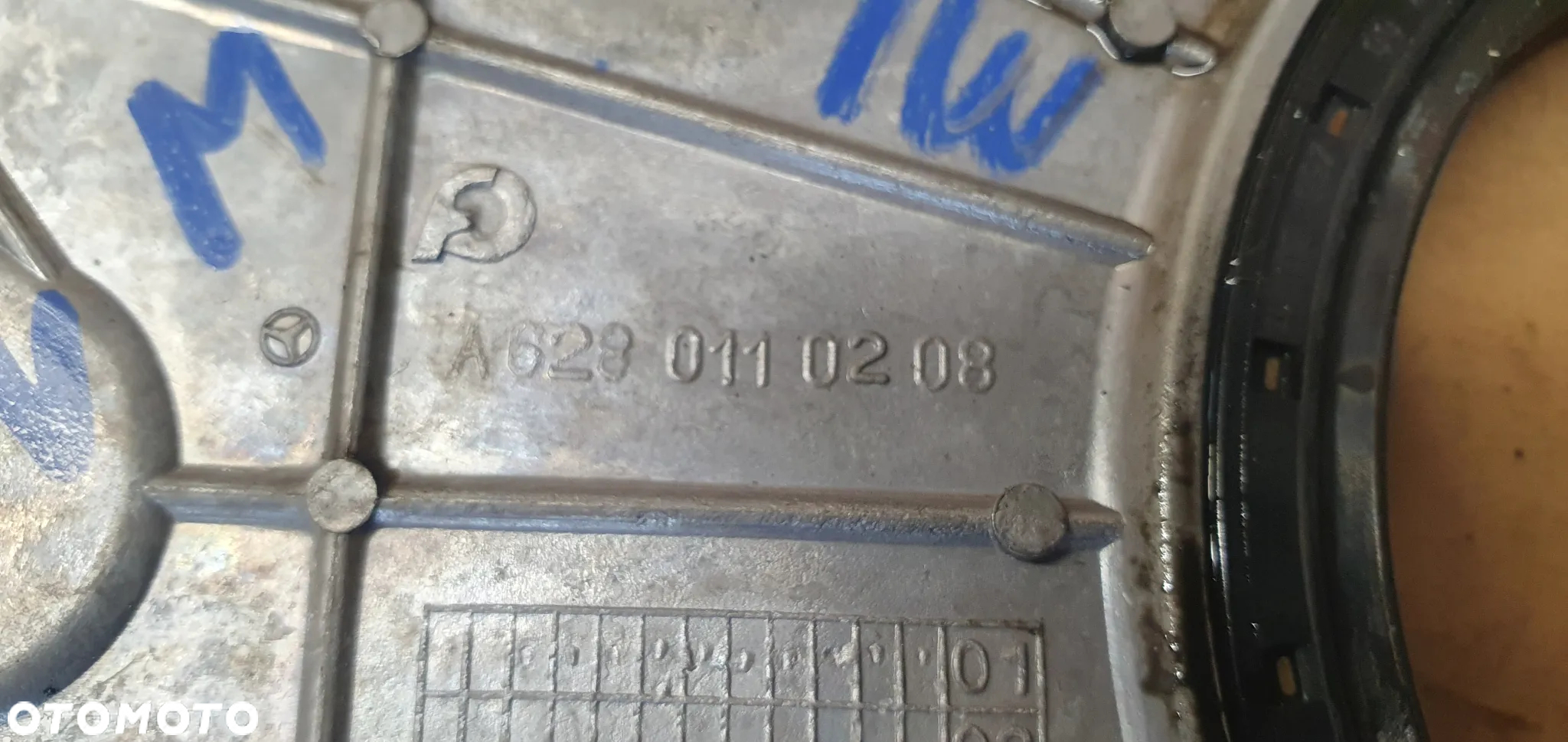 Obudowa uszczelniacz wału osłona Mercedes ML W163 4.0 CDI A6280110208 - 6