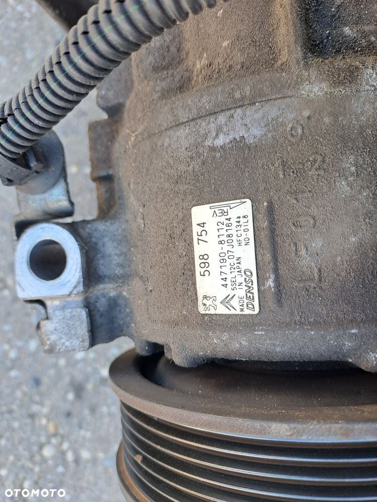 Citroen Peugeot 1.4 VTi kompresor klimatyzacji Denso 447190-8112 - 3