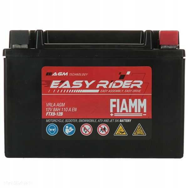Akumulator Fiamm Easy Rider FTX9-12B 8Ah 90A 15087105 - 3