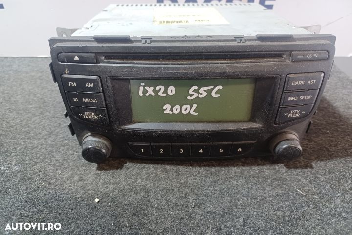 Radio cd 96160-1K000 Hyundai ix20 1 [2010 - 2015] Hatchback 1.4 MT (9 - 1