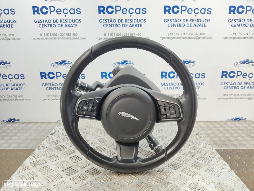 Volante Pele Patilhas Comandos Multifunções Jaguar XE X760 R Sport 2015 - 2024 - 2