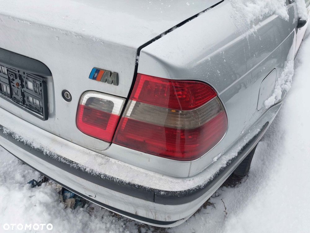 KOMPLETNY TYŁ KLAPA ZDERZAK LAMPY BMW E46 SEDAN 354/7 TITANSILBER - 4