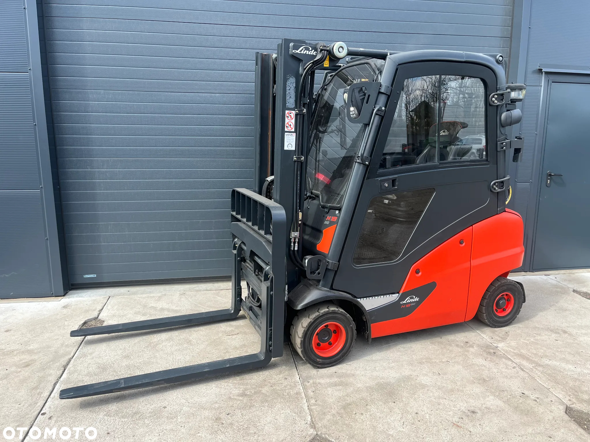 Linde H18T 391 Gaz LPG TRIPLEX Pełna kabina WAGA Pozycjoner Przesuw Oświetlenie drogowe - 7
