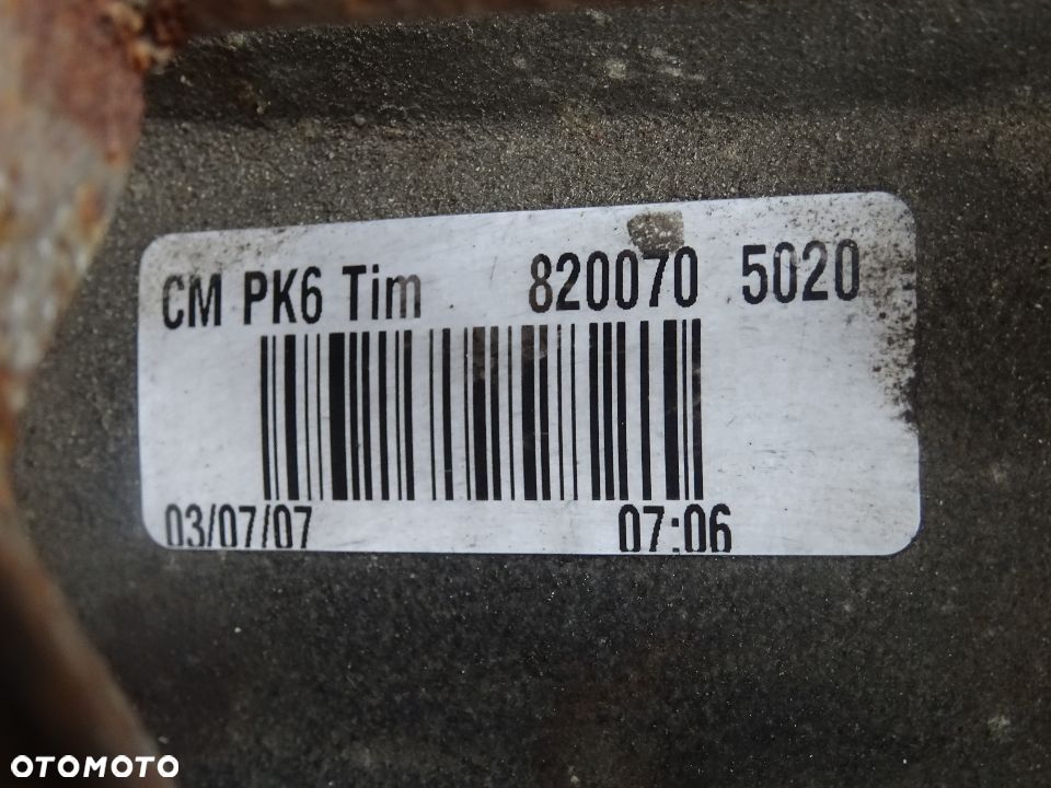 SKRZYNIA BIEGÓW PK6S020 PK6620  RENAULT TRAFIC NISSAN PRIMASTAR OPEL VIVARO MOVANO MASTER - 5