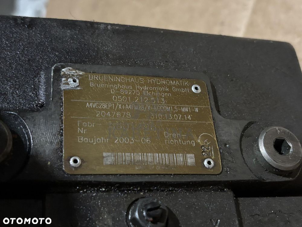 Hydrostat pompa 0501212513 A4VG28EP1 X+A4FM28 X-ECCOM1,5 (R902001163) - 2