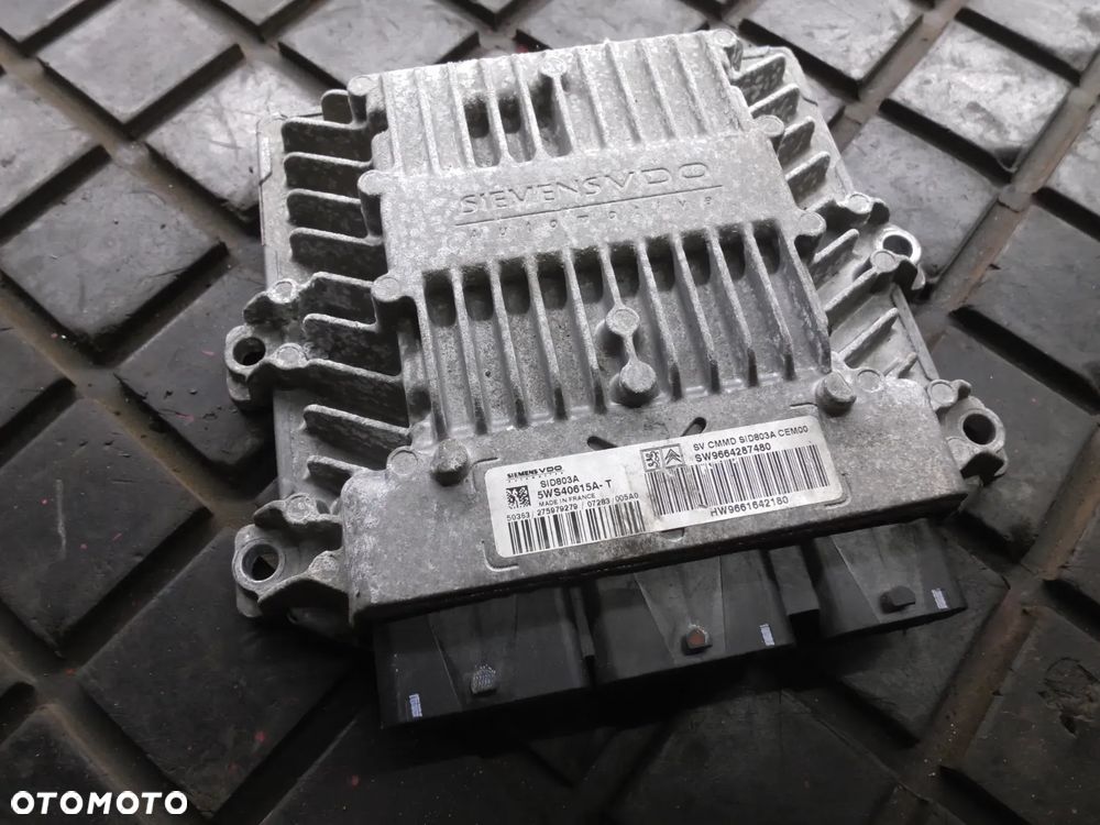 CITROEN C4 PICASSO 2.0 HDI KOMPUTER SILNIKA 5WS40615A-T SID803A 9664287480 9661642180 - 1