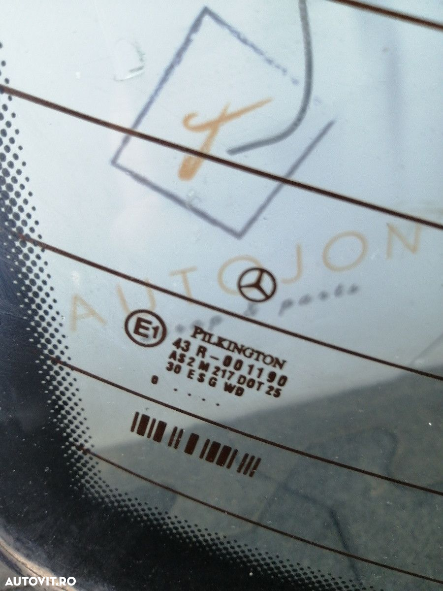 Luneta MERCEDES-BENZ C-CLASS II (W203)  [ 2000 - 2007 ] OEM A2036700180 / A 203 670 01 80 - 4