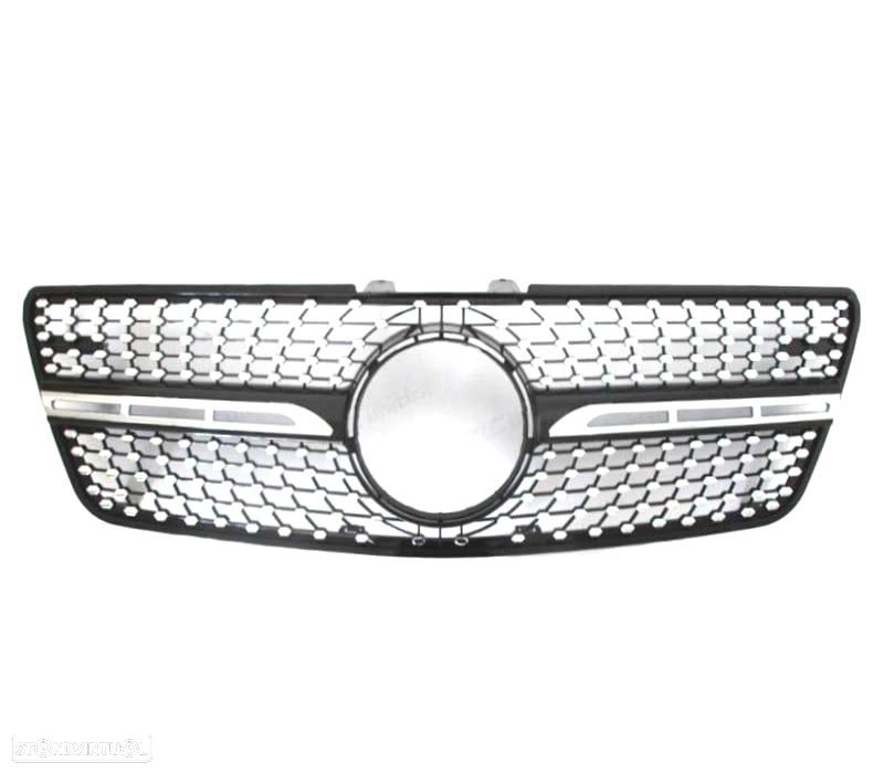 GRELHA FRONTAL W164 LCI 09-12 LOOK DIAMOND PRETO - 3