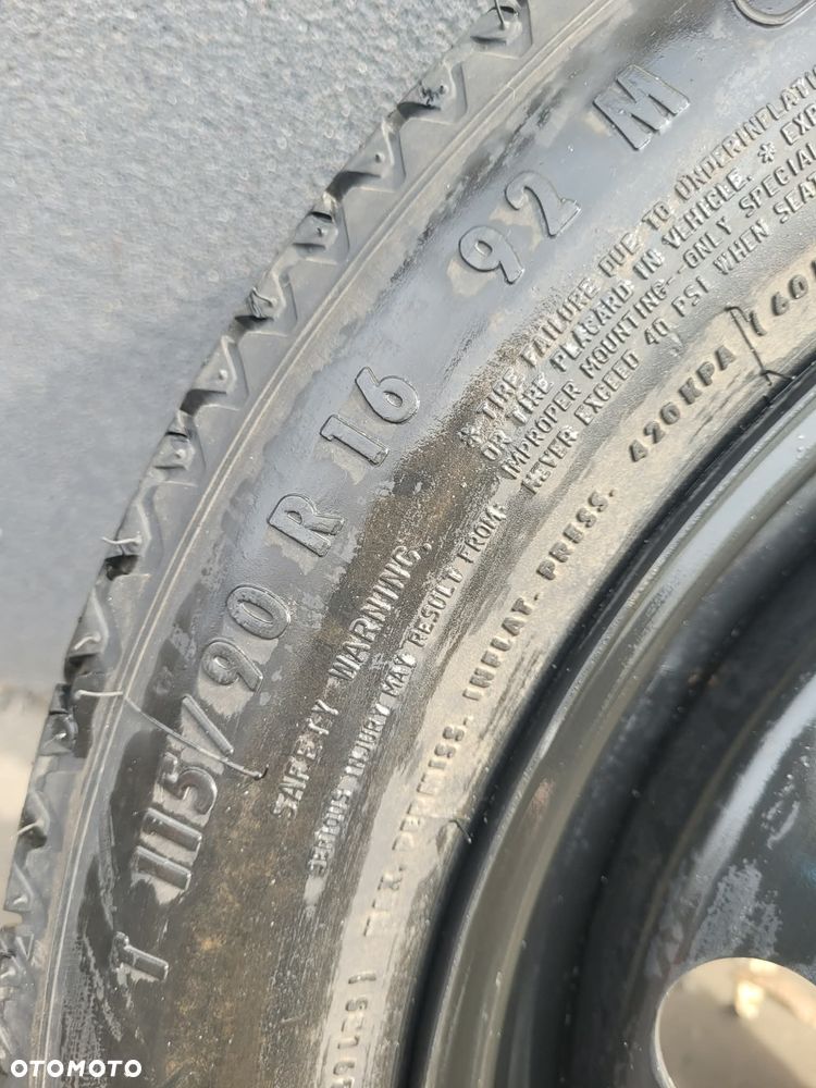 koło dojazdowe BMW 115/90R16 - 6