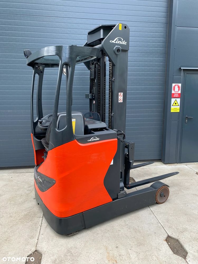 Linde R16 Reach truck wózek wysokiego składowania NOWA bateria - 22