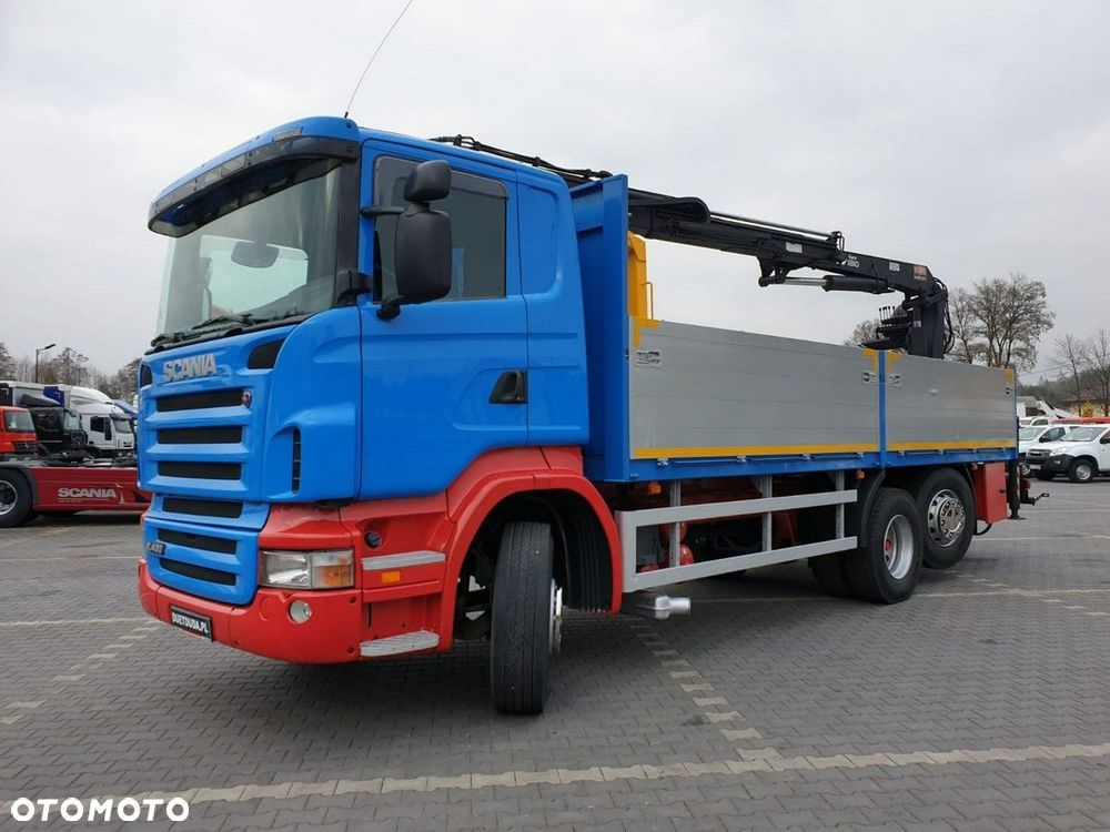 Scania R 400 LB 6x2 HDS Budowlanka Widły Oś Skrętna Super Stan - 17
