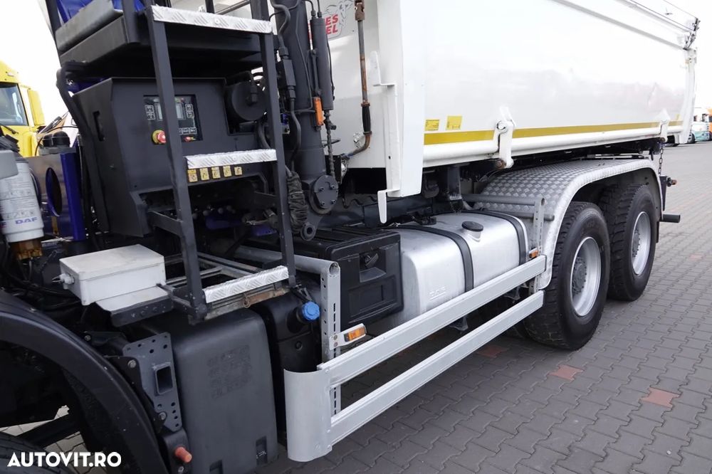 DAF CF 460 / 6x4 / CAMION BASCULANTE / HYDROBOARD / + HDS PM 18.5TP înălțime: 11 M / RADIO CONTROL / ROTATOR / ŁYCHA / EURO 6 / 2018 - 15