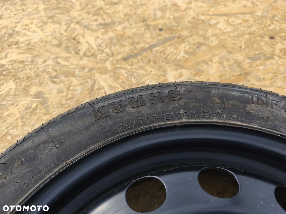 KOŁO DOJAZDOWE ZAPASOWE 125/70R16 CALI 5X112 AUDI VOLKSWAGEN SEAT - 3