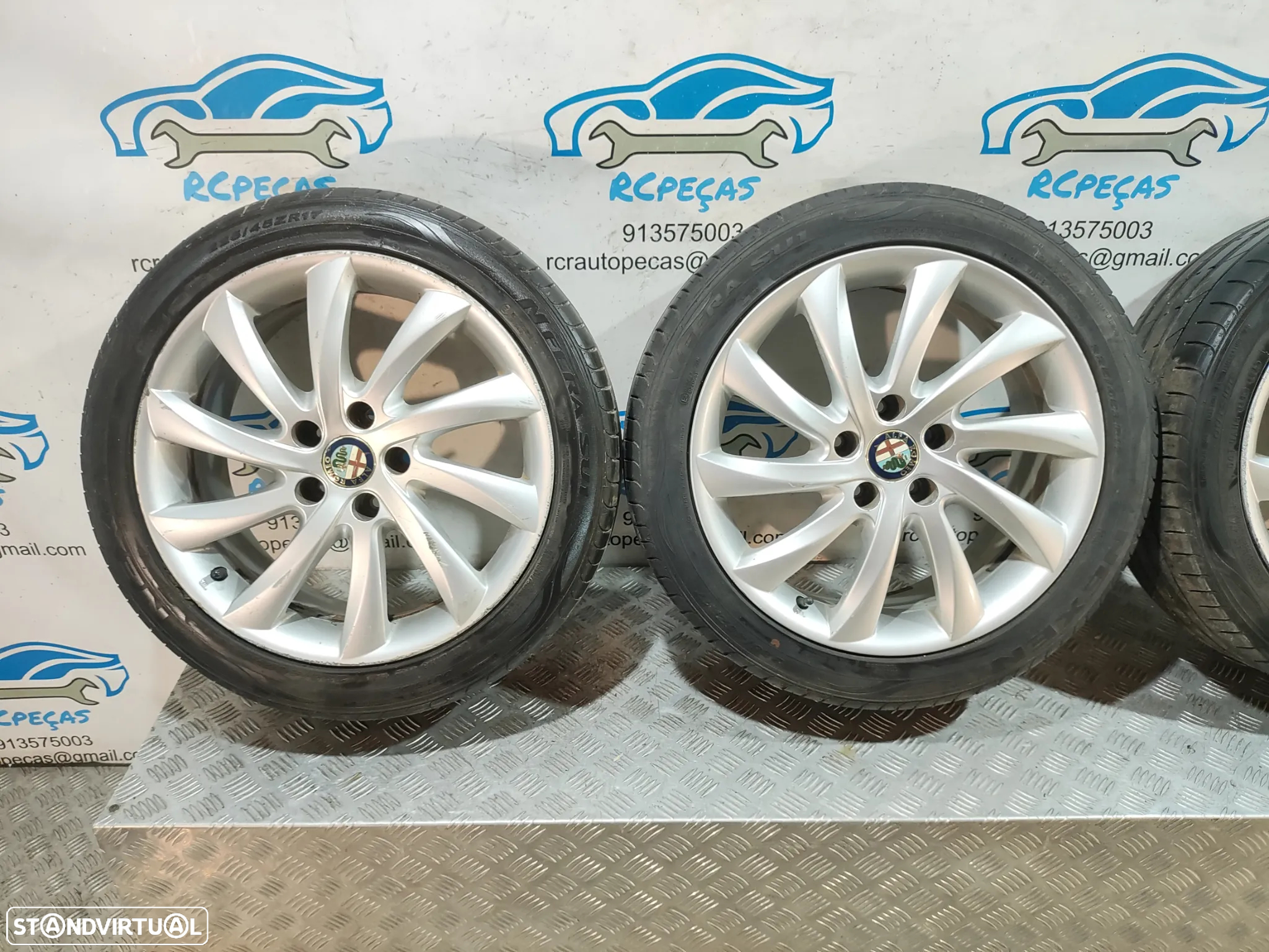 Conjunto Jantes 17 Originais Alfa Romeo Giulietta 7,5J ET41 5x110 - 4