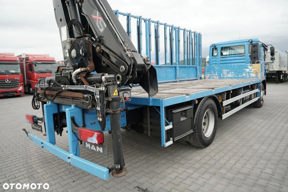 MAN TGM 18.290 / 4X2 / DO PRZEWOZU SZKŁA / HDS HIAB 122 E-2 / PLATFORMA  / UDŹWIG : 4 800 KG / STEROWANIE RADIOWE / EURO 5 - 16