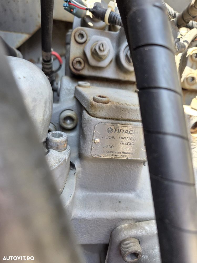 Hitachi ZX225, 23tone, cupa 1,3mc, 2006, 9.558h, Inst hidr picon pe brate, inst hidr rotire pe brate, pregatire GPS trimble, senile late, motor Isuzu 6 cilindri 143CP, FOARTE BINE INTRETINUT-41900 EUR+Tva - 16