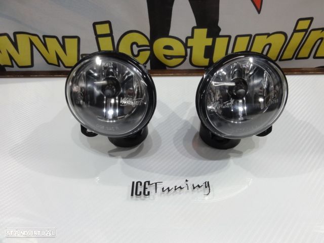 Farois de nevoeiro com luz branca 5000k para BMW F10, F11, F22, F23, E92, E93, F07 em cristal ou em fundo escurecido (smoke) - 7