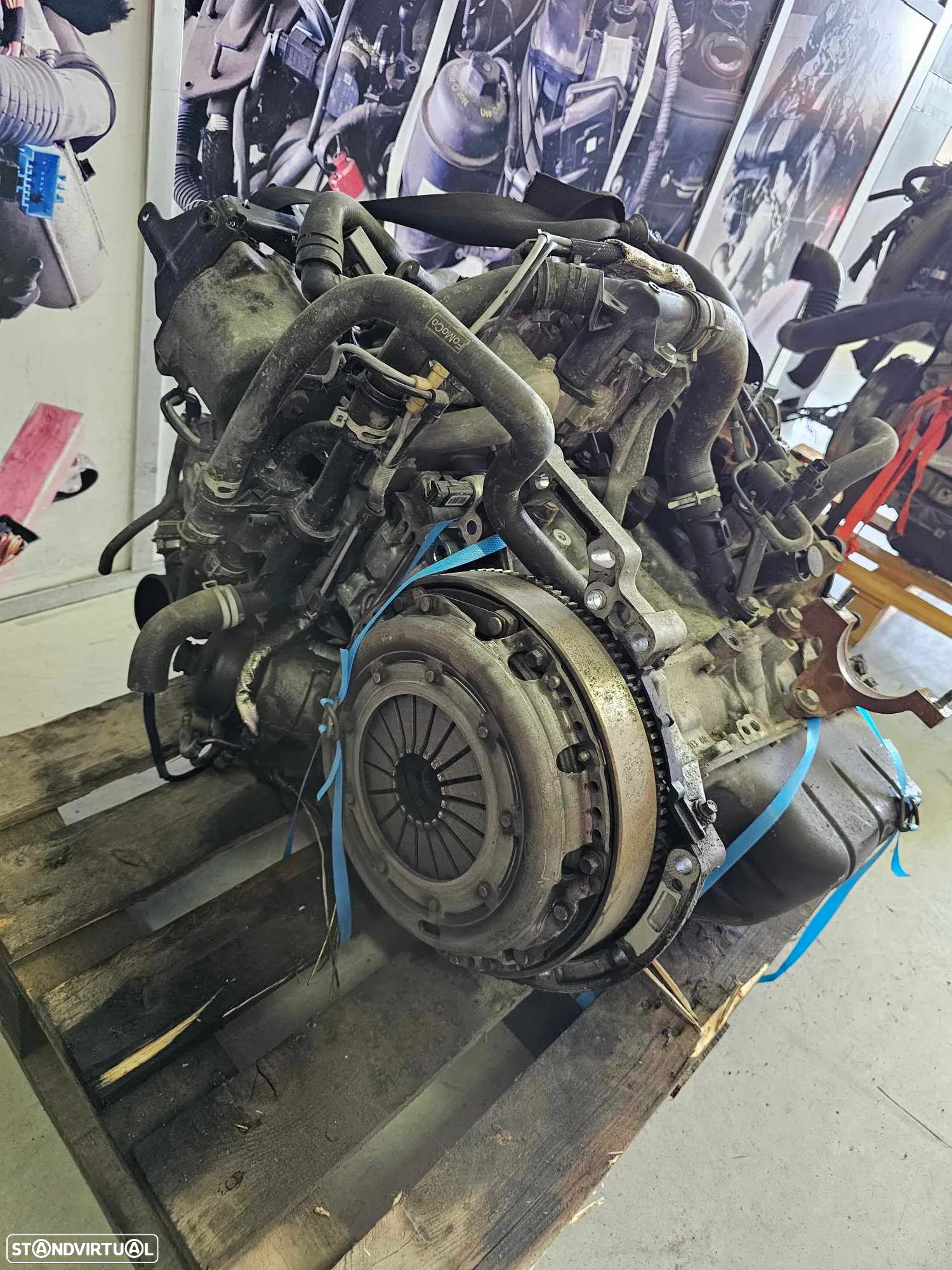 Motor Volvo V50 2013, 1.6 HDI, de 112cv, ref D4162T - 4