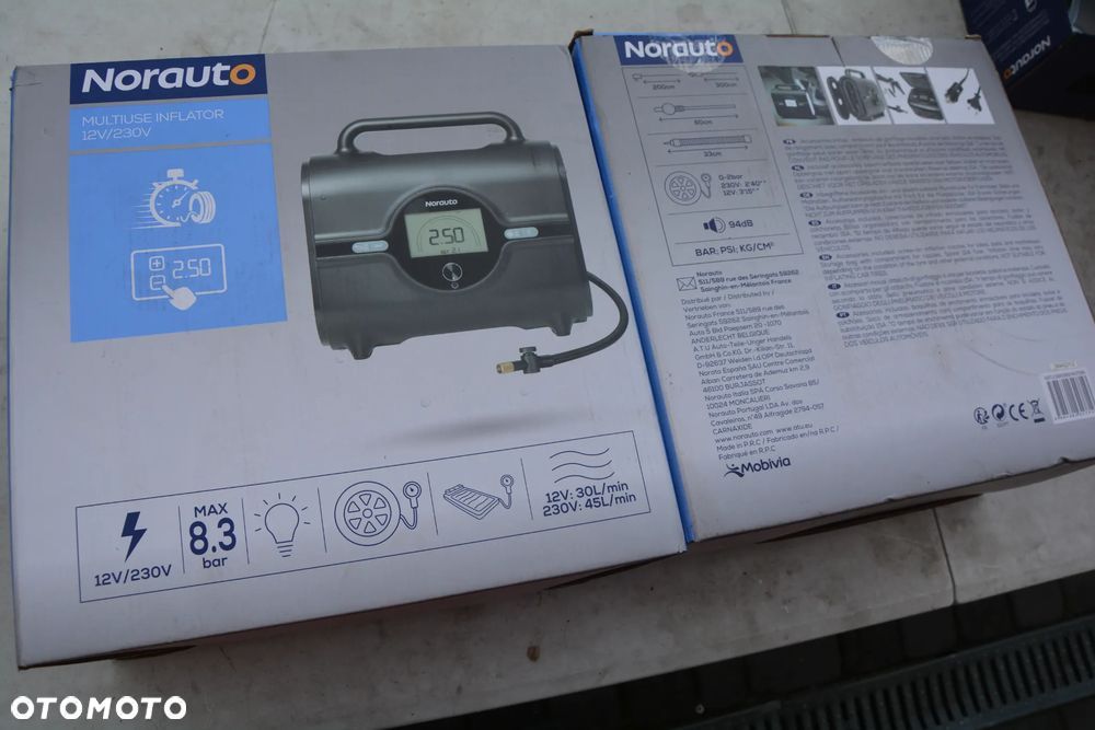 Programowalna pompka cyfrowa firmy NORAUTO ze stykami 12V i 23V - 2