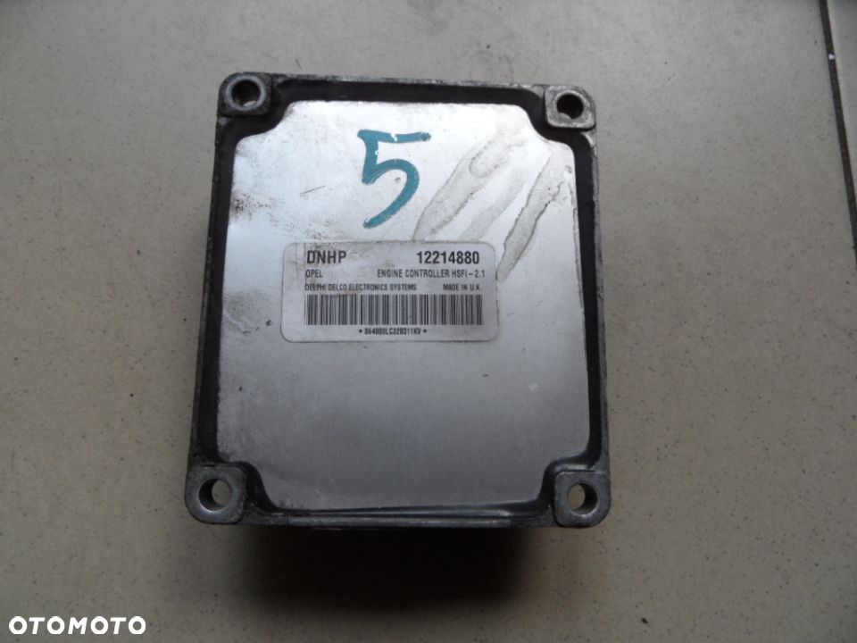 STEROWNIK KOMPUTER OPEL ZAFIRA A 12214880 - 3