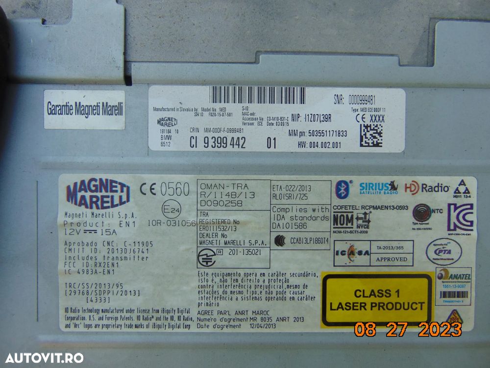 navigatie BMW X1 f48 f49 display joystick unitate navigatie x2 f39 f40 - 4